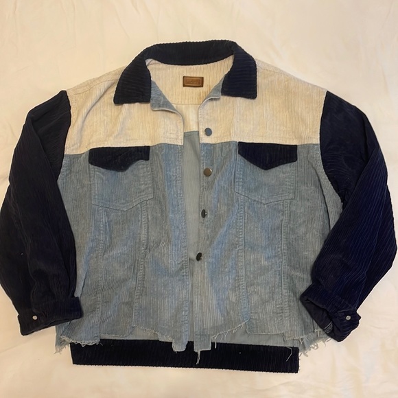 POL OVERSIZED RIBBED SHACKET - Picture 1 of 3